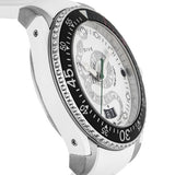 Gucci Dive Quartz White Dial White Rubber Strap Watch For Men - YA136330 Buy Now By Gucci