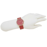 Coach Perry Red Dial Red Leather Strap Watch for Women - 14503852