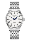 Longines Record Automatic Stainless Steel 40mm Watch for Men - L2.821.4.11.6 Buy Now By Longines
