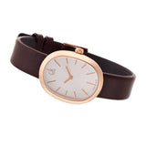 Calvin Klein Incentive White Dial Brown Leather Strap Watch for Women - K3P236G6 Buy Now By Calvin Klein