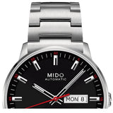 Mido Commander II Automatic Black Dial Silver Steel Strap Watch For Men - M021.431.11.051.00 Buy Now By Mido