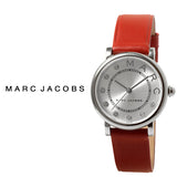 Marc Jacobs Roxy Silver Dial Red Leather Strap Watch for Women - MJ1632 Buy Now By Marc Jacobs