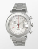 Gucci G Chrono Chronograph White Dial Silver Steel Strap Watch For Men - YA101339 Buy Now By Gucci