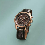 Guess Pursuit Chronograph Brown Dial Brown Leather Strap Watch for Men - W0500G3 Buy Now By Guess