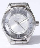Marc Jacobs Tether Transparent Silver Dial Silver Steel Strap Watch for Women - MBM3416 Buy Now By Marc Jacobs