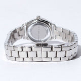Marc Jacobs Tether Transparent Silver Dial Silver Steel Strap Watch for Women - MBM3416 Buy Now By Marc Jacobs
