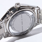 Marc Jacobs Tether Transparent Silver Dial Silver Steel Strap Watch for Women - MBM3416 Buy Now By Marc Jacobs