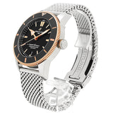 Breitling Superocean Heritage B20 Automatic 44 Black Dial Silver Mesh Bracelet Watch for Men - UB2030121B1A1 Buy Now By Breitling