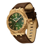 Maurice Lacroix Aikon Automatic Green Dial Brown Leather Strap Watch For Men - AI6008-BRZ0B-630-M Buy Now By Maurice Lacroix