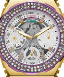 Guess Fusion Chronograph White Dial White Leather Strap Watch For Women - GW0553L2 Buy Now By Guess