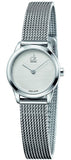 Calvin Klein Minimal White Dial Silver Mesh Bracelet Watch for Women - K3M2312Y Buy Now By Calvin Klein