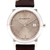 Burberry The City Grey Dial Leather Strap Watch for Men - BU9020 Buy Now By Burberry