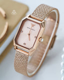 Emporio Armani Joy Quartz Rose Gold Dial Rose Gold Mesh Bracelet Watch For Women - AR11347 Buy Now By Emporio Armani