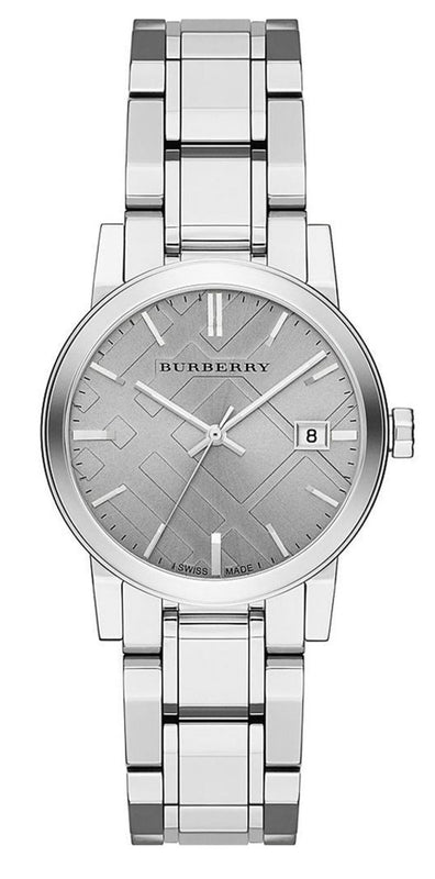 Burberry The City Silver Dial Silver Steel Strap Watch for Women - BU9143 Buy Now By Burberry