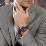 Hugo Boss Navigator Grey Dial Brown Leather Strap Watch for Men - 1513494 Buy Now By Hugo Boss