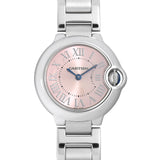 Cartier Ballon Bleu de Cartier Pink Dial Silver Steel Strap Watch for Women - W6920038 Buy Now By Cartier