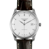 Longines Master Collection Automatic 40mm White Dial Brown Leather Strap Watch for Men - L2.793.4.77.3 Buy Now By Longines