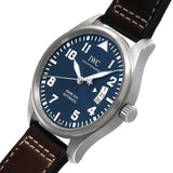 IWC Pilots Watch Mark XVII Edition Le Petit Prince Blue Dial Brown Leather Strap Watch for Men - IW326506 Buy Now By IWC