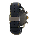 Versace V Ray Chronograph Grey Dial Black Leather Strap Watch for Men - VDB020014 Buy Now By Versace