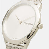 Calvin Klein Minimal SIlver Dial Silver Mesh Bracelet Watch for Women - K3M221Y6 Buy Now By Calvin Klein