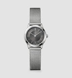 Calvin Klein Minimal Grey Dial Silver Mesh Bracelet Watch for Women - K3M221Y3 Buy Now By Calvin Klein