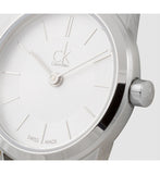 Calvin Klein Minimal White Dial Silver Mesh Bracelet Watch for Women - K3M23126 Buy Now By Calvin Klein
