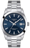Tissot Gentlemen Powermatic 80 Silicium Blue Dial Silver Steel Strap Watch For Men - T127.407.11.041.00 Buy Now By Tissot