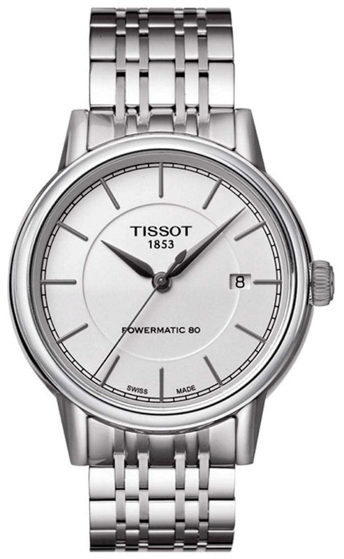Tissot Carson Powermatic 80 Silver Dial Silver Steel Strap Watch For Men - T085.407.11.011.00 Buy Now By Tissot