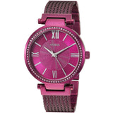 Guess Soho Pink Dial Pink Mesh Bracelet Watch For Women - W0638L6 Buy Now By Guess