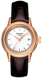 Tissot Carson Lady Steel Quartz Brown Leather Strap Watch For Women - T085.210.36.011.00 Buy Now By Tissot