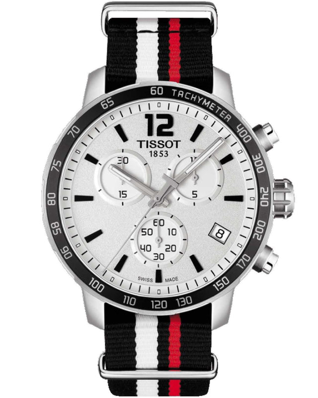 Tissot T Sport Quickster Chronograph NATO Watch For Men - T095.417.17.037.01 Buy Now By Tissot
