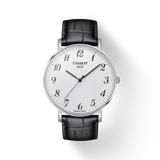 Tissot Everytime Large White Dial Black Leather Strap Watch For Men - T109.610.16.032.00 Buy Now By Tissot