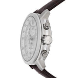 Tissot PRC 200 Chronograph Silver Dial Brown Leather Strap Watch For Men - T055.417.16.037.00 Buy Now By Tissot
