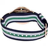 Daniel Wellington Classic Nottingham White Dial Two Tone NATO Strap Watch For Men - 0108DW Buy Now By Daniel Wellington