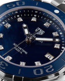 Tag Heuer Aquaracer Quartz Mother of Pearl Blue Dial Blue NATO Strap Watch for Women - WAY131L.FT6091 Buy Now By Tag Heuer