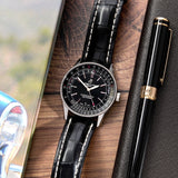 Breitling Automatic 41mm Black Dial Black Leather Strap Watch for Men - A17326241B1P1 Buy Now By Breitling