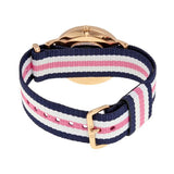 Daniel Wellington Classic South Hampton White Dial Two Tone Nylon Strap Watch For Women - DW00100034 Buy Now By Daniel Wellington