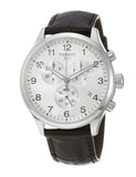 Tissot T Sport Chrono XL Classic Silver Dial Brown Leather Strap Watch For Men - T116.617.16.037.00 Buy Now By Tissot