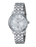 Tissot T Classic Carson Premium White Diamonds Dial Silver Steel Strap Watch for Women - T1222071103600 Buy Now By Tissot