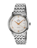 Omega De Ville Prestige Co Axial Silver Dial Silver Steel Strap Watch for Men - 424.10.40.20.02.004 Buy Now By Omega