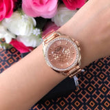 Coach Mini Boyfriend Rose Gold Dial Rose Gold Steel Strap Watch for Women - 14501701 Buy Now By Coach