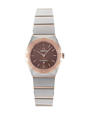 Omega Constellation Quartz Brown Dial Silver Steel Strap Watch for Women - 131.20.25.60.13.001 Buy Now By Omega