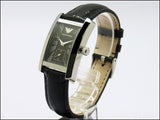 Emporio Armani Classic Black Dial Black Leather Strap Watch For Women - AR0144 Buy Now By Emporio Armani