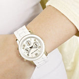 Michael Kors Runway White Dial White Steel Strap Watch for Women - MK5145 Buy Now By Michael Kors