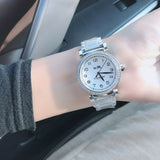 Coach Madison White Dial Silver Steel Strap Watch for Women - 14502396 Buy Now By Coach