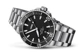 Oris Aquis Date Black Dial Silver Steel Strap Watch for Men - 0173377304134-0782405PEB Buy Now By Oris
