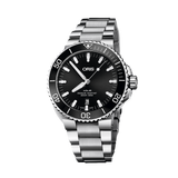 Oris Aquis Date Black Dial Silver Steel Strap Watch for Men - 0173377304134-0782405PEB Buy Now By Oris