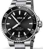 Oris Aquis Date Black Dial Silver Steel Strap Watch for Men - 0173377304134-0782405PEB Buy Now By Oris