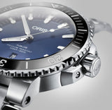 Oris Aquis Date Blue Dial Silver Steel Strap Watch for Men - 0173377304135-0782405PEB Buy Now By Oris