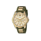 Guess Interpid 2 Golden Dial Two Tone Silicon Strap Watch For Women - W0325L5 Buy Now By Guess